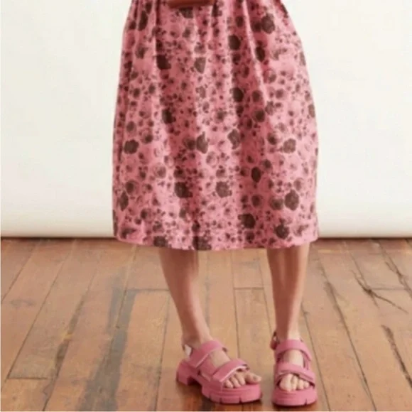 Ganni Pink Sling Back Sandles - Picture 2 of 10